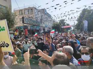 راهپیمایی حمایت از امنیت و اقتدار کشور با حضور گسترده مردم در کرج برگزار شد