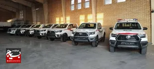۷ خودروی عملیاتی به ناوگان امدادی هلال&zwnj;احمر زنجان اضافه شد
