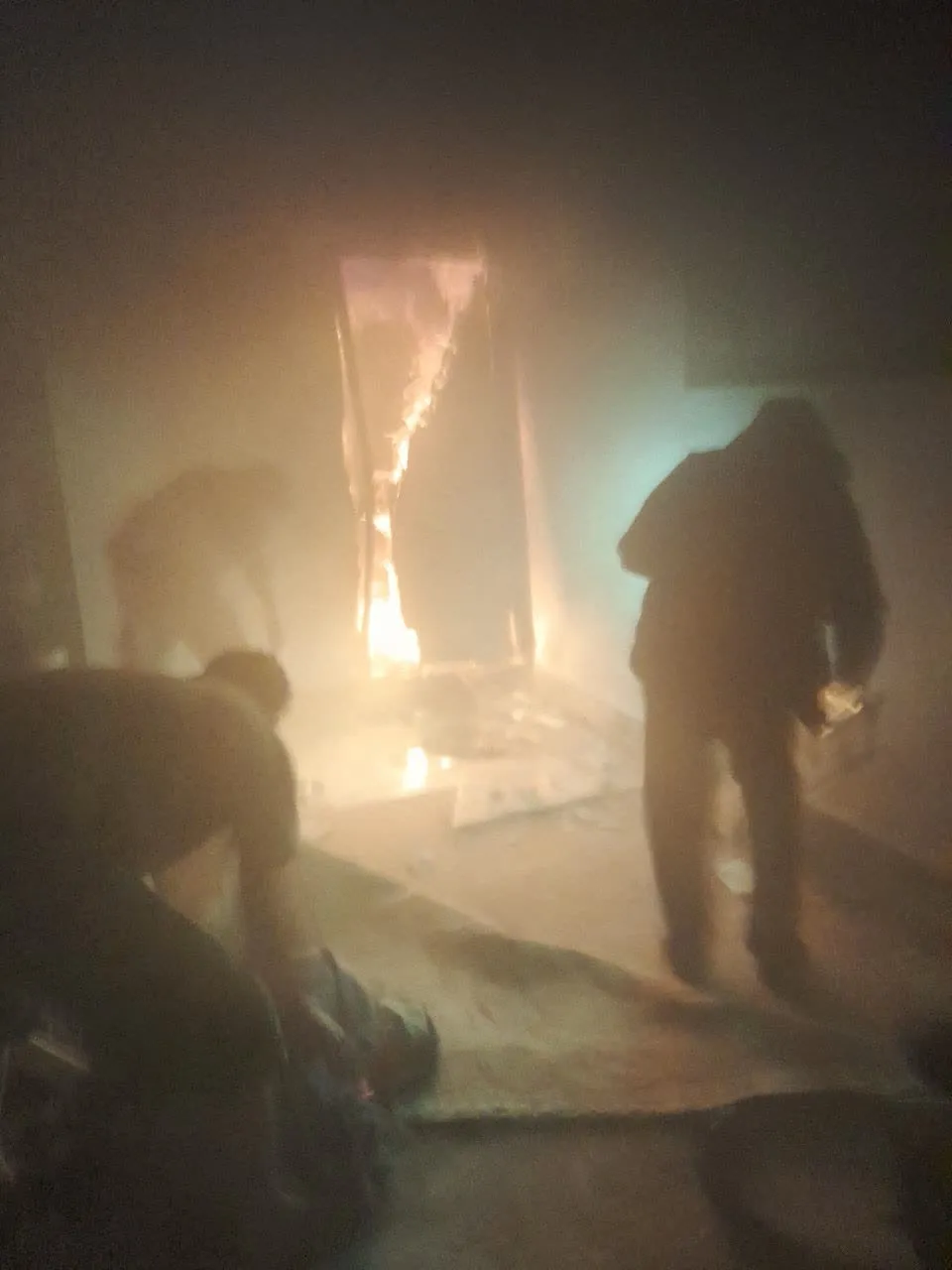 آتش سوزی مشهد مقدس 