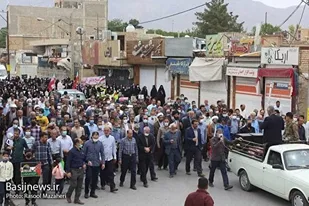 حضور پرشور مردم شهرستان فلاورجان در حمایت از فلسطین
