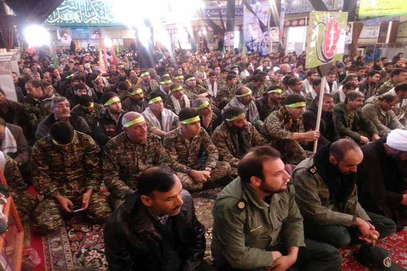 همایش بسیجیان «مدافعان حرم» در کبودراهنگ