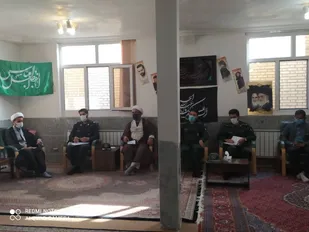 سربیشه/دیدار اعضای گردان سایبری بسیج با امام جمعه شهرستان