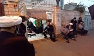 برپایی مراسم عزاداری در منازل شهدا در قم