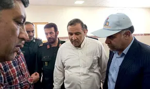 بازدید استاندار ایلام از قرارگاه اربعین سپاه امیرالمومنین(ع) استان ایلام