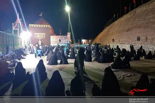بیرق عزای امام حسین (ع) در شهرستان سرخه برپاست