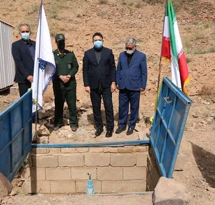 خط لوله آب آشامیدنی روستای کلهرود افتتاح شد