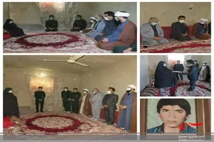 دیدار با مادر شهید عباس مرادی در هامون
