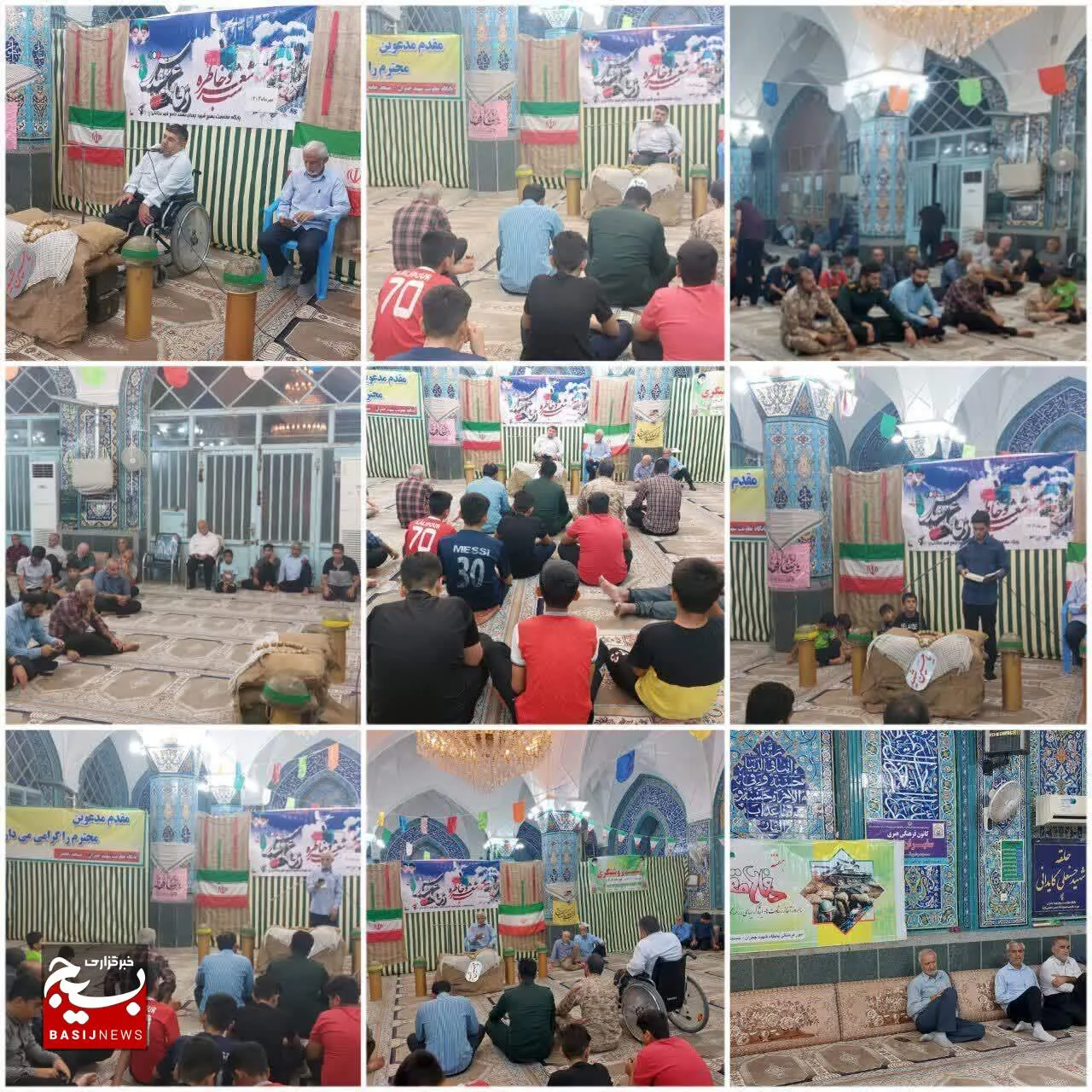 برگزاری آیین شب شعر وخاطره دفاع مقدس درگتوند