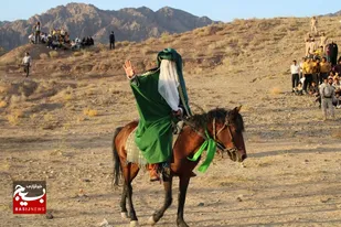 واقعه تاریخی غدیر با حضور ۴ هزار خلیل آبادی باز سازی شد + عکس