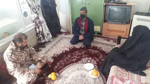 دیدار با خانواده های شهدا توسط رزمندگان گردان111 امام حسین(علیه السلام)