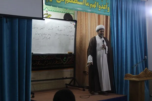 حضور حجت الاسلام حسام محمدی باموضوع هفته عفاف وحجاب
