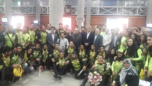 بازگشت ملی پوشان کارگری کشور از مسابقات جهانی اسپانیا
