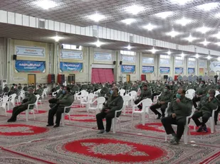 برگزاری مراسم شهادت حضرت زهرا سلام الله علیها در سپاه کرمانشاه