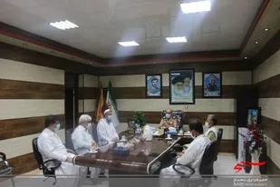 دیدار بزرگان منطقه &laquo;بزپیران&raquo; شهرستان ایرانشهر با فرمانده قرارگاه عملیاتی شهید معمار
