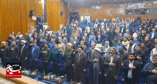 مراسم بزرگداشت حماسه ۹دی در مسجدسلیمان