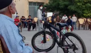برگزاری جنگ شادی در روستای رحمت آباد خوانسار