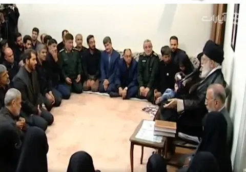 دیدار خانواده شهید محسن حججی با رهبر انقلاب