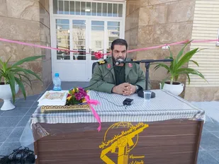 افتتاح ساختمان اداری ناحیه مقاومت بسیج شهرستان انار