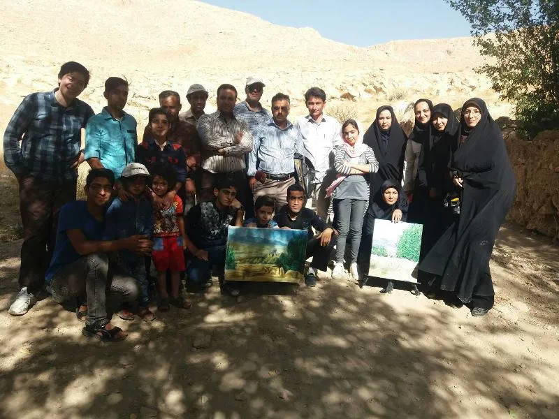 برگزاری ورکشاپ نقاشی در طبیعت انجمن هنرهای تجسمی
