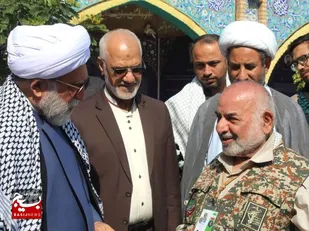 تولیت آستان قدس رضوی در یادمان شهدای هویزه&nbsp;+ تصاویر