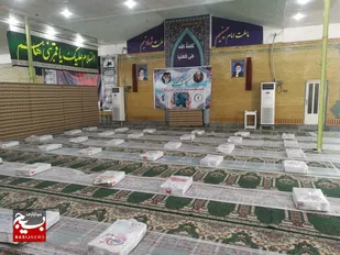 رزمایش توزیع ۶ تن گوشت مرغ در شهرستان شوش