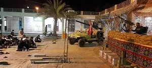 برگزاری مراسم گرامیداشت دفاع مقدس در جزیره بوموسی