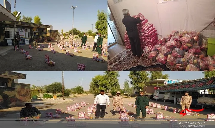  توزیع 50 بسته معیشتی کمک مومنانه در گچساران