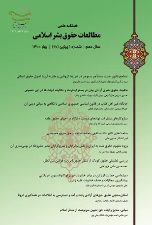 بیستمین شماره فصلنامه علمی حقوق بشر اسلامی منتشر شد