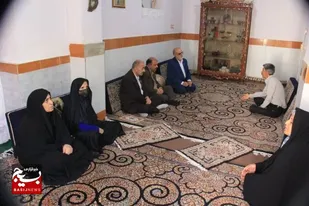 دیدار مدیرکل بنیاد شهید و امور ایثارگران استان با جانباز منصور تیموری&nbsp;