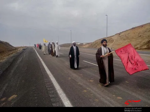 فیلم پیاده روی اعتراضی روحانیت انقلابی لرستان