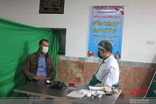 ویزیت رایگان شهروندان در مراغه به همت پزشکان جهادگر