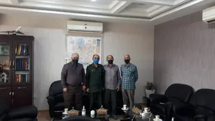 بازدید مسئولین بسیج ادارات الحدید شاهرود از فرودگاه بین&zwnj;المللی شهدای این شهرستان