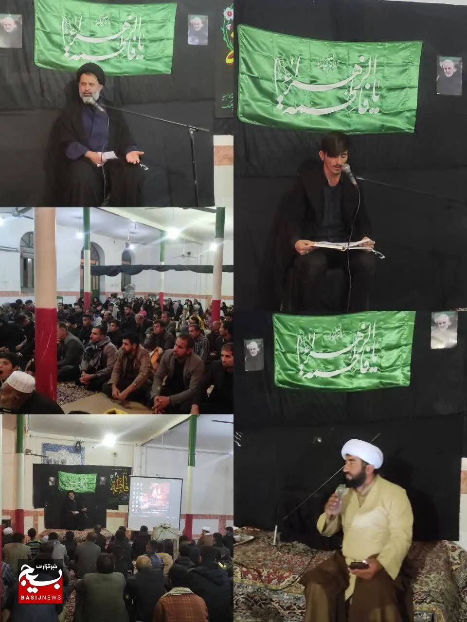 مراسم شهادت حضرت زهرا(س) در شهرستان صیدون برگزار شد