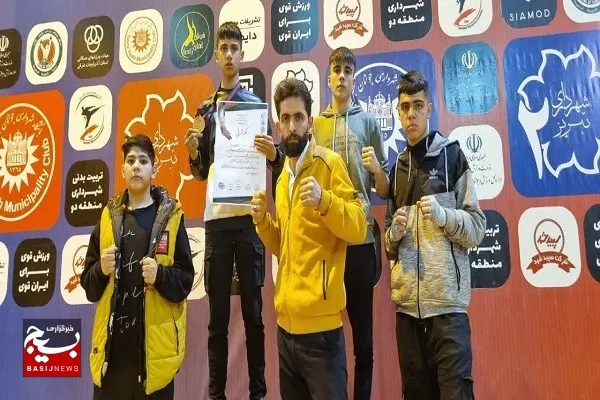 رزمی کار بسیجی حوزه ۱۵ سپاه امامت تبریز مقام سوم را به دست آورد