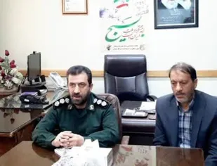 نشست بصیرتی و روشنگری جهاد تبیین در دیدار فرمانده سپاه پیشوا با رئیس و پرسنل اداره گاز