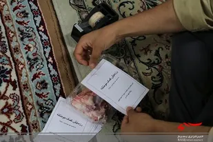 پویش نذر گوشت قربانی توسط بسیجیان جهادگر حوزه 221 شهید کیانپور برگزار شد