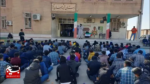 مراسم گرامی داشت هفته بسیج در پایگاه شهید نادری اهواز