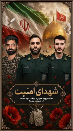 اطلاعیه سپاه خوزستان در پی شهادت سه نفر از سبزپوشان حریم ولایت در سحرگاه امروز