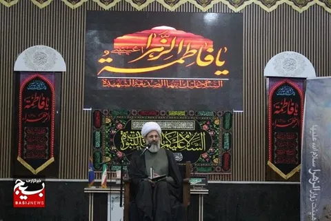 مراسم سوگواری بی بی دوعالم خانم فاطمه الزهرا سلام الله علیها در لشکر 27 برگزار شد