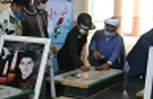 غبار روبی مزار شهدا چابهار