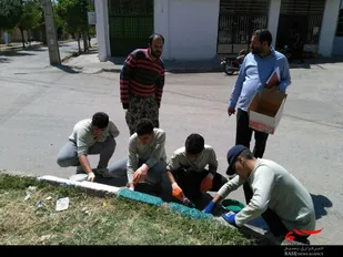 اردوی جهادی حلقه های صالحین پایگاه بسیج امام خامنه ای شاهرود