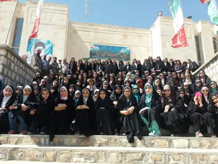 برگزاری اردوی راهیان نور غرب"نیلوفران فاطمی" استان سمنان