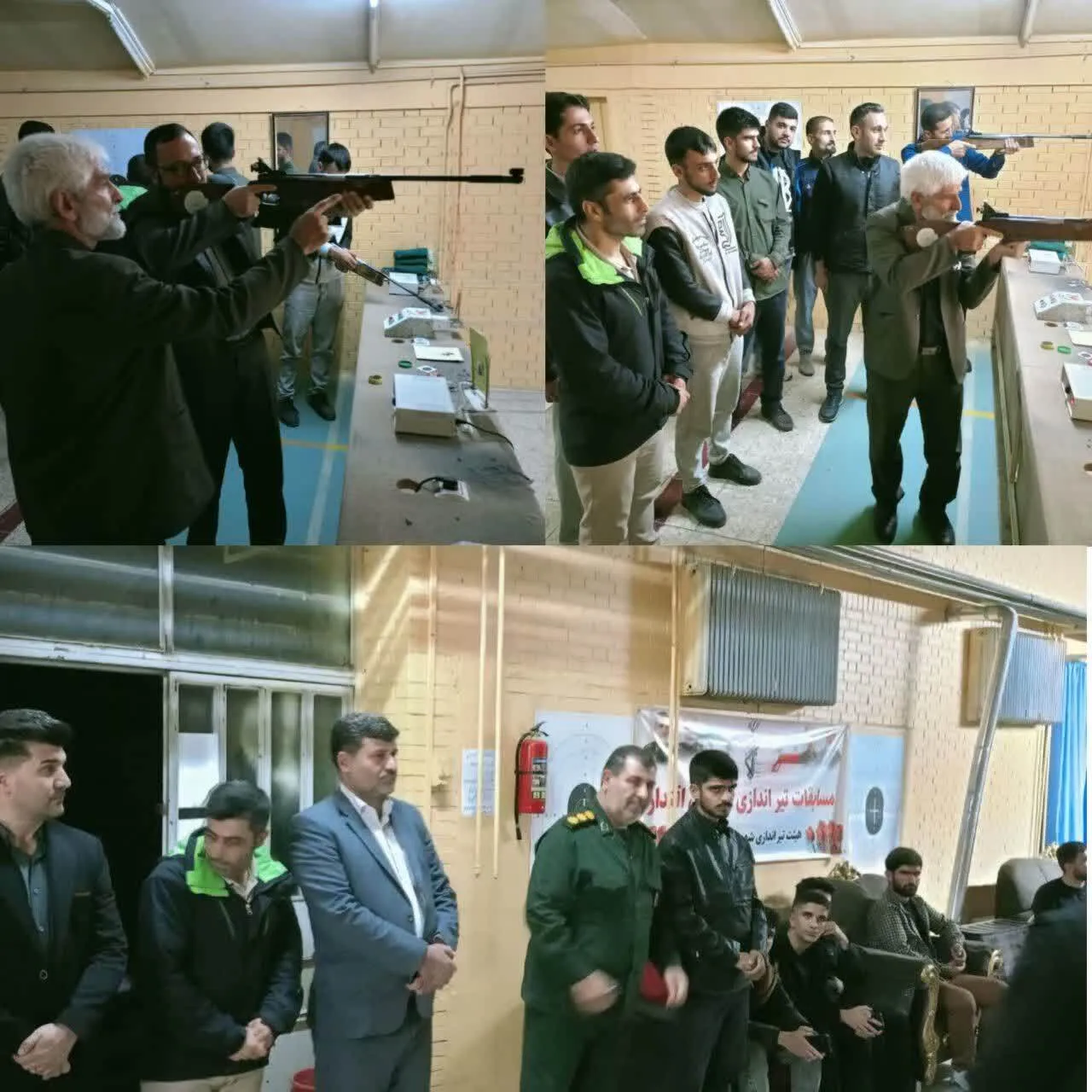 مسابقات تیراندازی جام بسیج با استقبال پرشور مردم برگزار شد