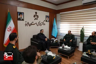 سردار علیرضا حیدرنیا با رئیس کل دادگستری استان البرز دیدار کرد