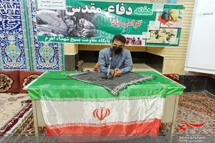 برگزاری مراسمات خاطره گویی ویژه گرامیداشت هفته دفاع مقدس توسط حوزه روح الله اهرم