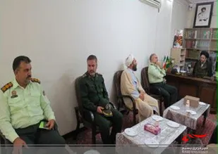 فرمانده انتظامی استان اصفهان با امام جمعه خمینی شهر