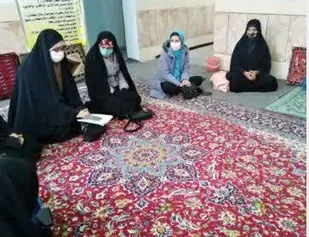 جلسه شورای پایگاه بسیج مهدیه برگزار شد