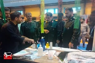 آئین افتتاح نمایشگاه اسوه پایگاه&zwnj;های برتر سپاه ناحیه همدان