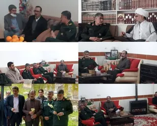 سفر فرمانده سپاه امیرالمومنین ع به روستای ارمو شهرستان دره شهر