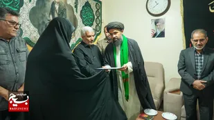 دیدار سردار کفیل، با خانواده شهید علیرضا رحیمی